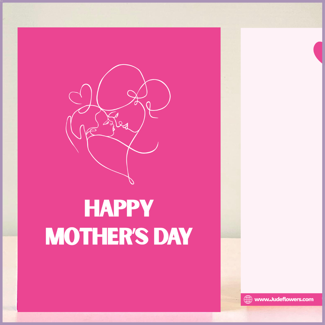 Classic Pink Mother’s Day Card