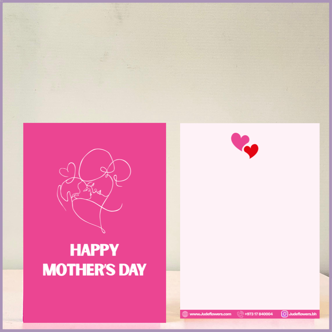 Classic Pink Mother’s Day Card