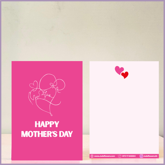 Classic Pink Mother’s Day Card